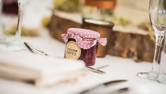 Home made jam from the Garden Café