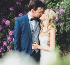 Lucy & Alex outside Abbeywood Estate