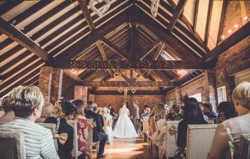 Mr & Mrs Tench wedding in the barn at Abbeywood Estate